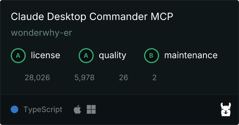 Desktop Commander MCP